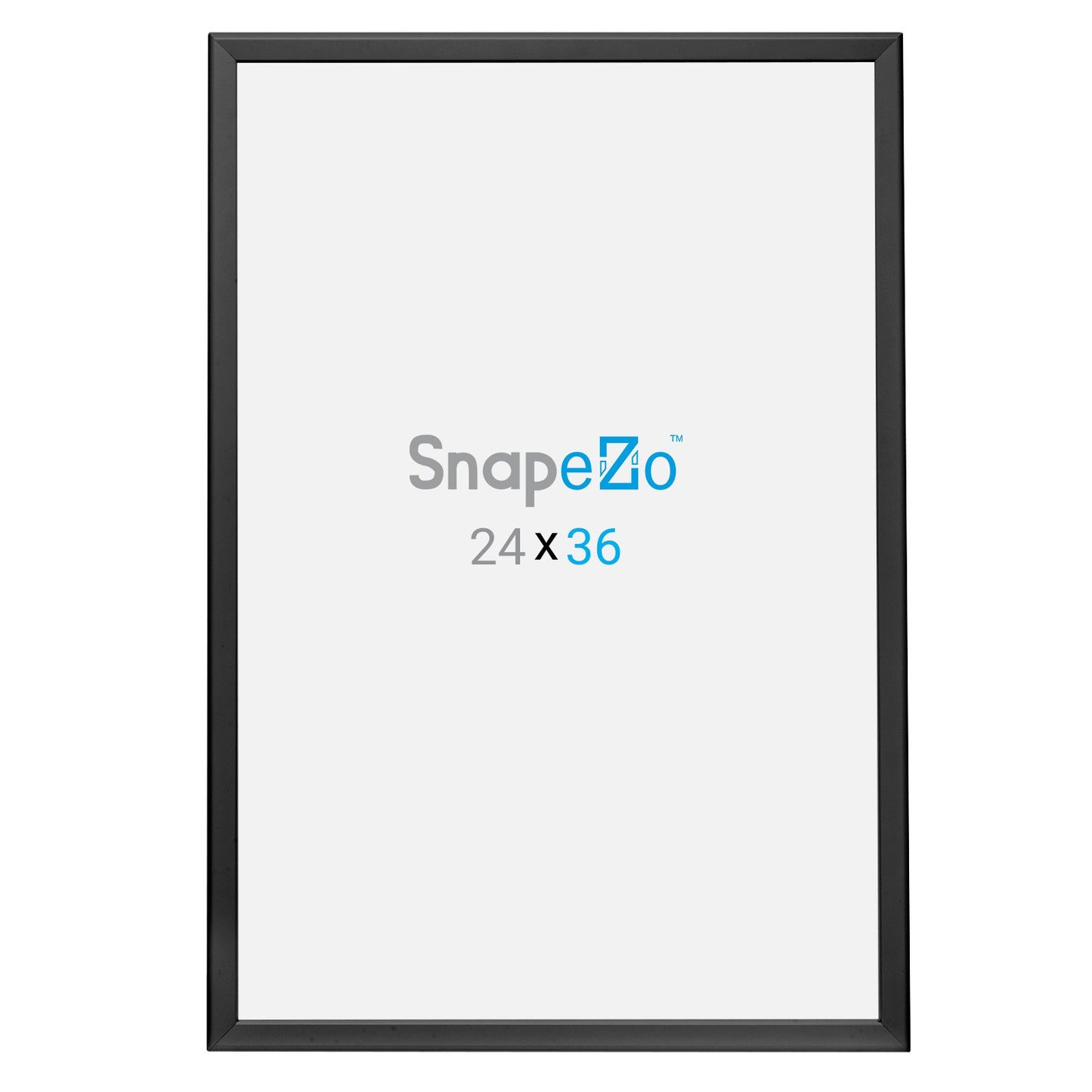 SnapeZo® 60,96 x 91,44 cm Marco a presión negro - Perfil de 32 mm