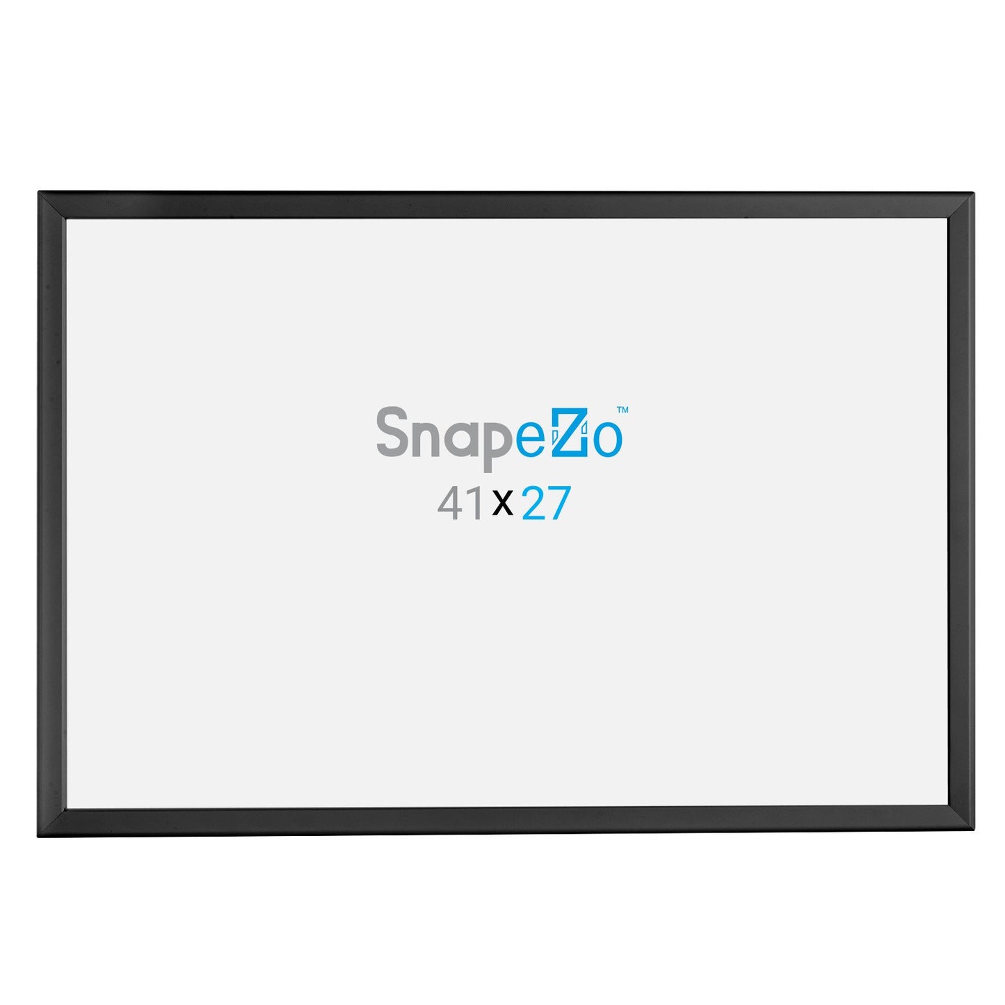 SnapeZo® 68,58 x 104,14 cm Marco a presión negro - Perfil de 32 mm