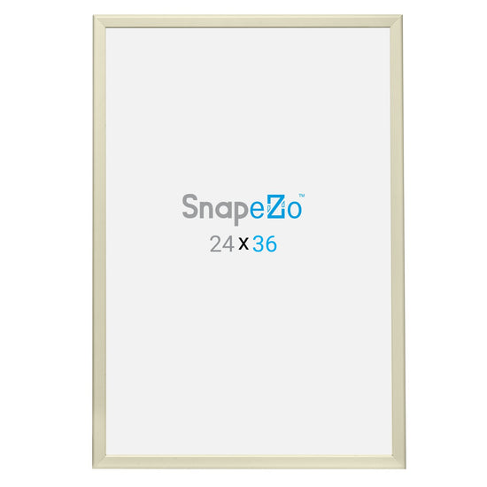 60.96 x 91.44 cm Cream Movie Poster Frame 32MM SnapeZo®