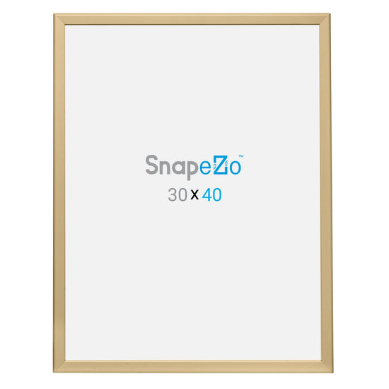 76,20 x 101,60 cm Gold Filmplakatrahmen 32 mm SnapeZo®