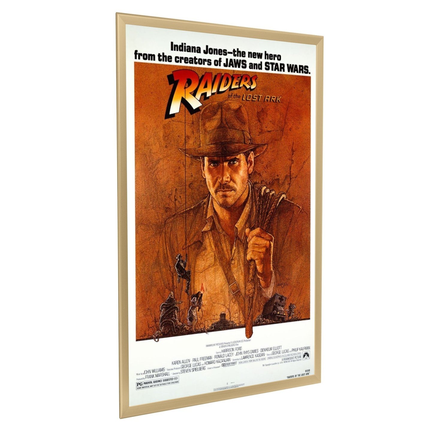 68.58 x 104.14 cm Gold Movie Poster Frame 32MM SnapeZo®