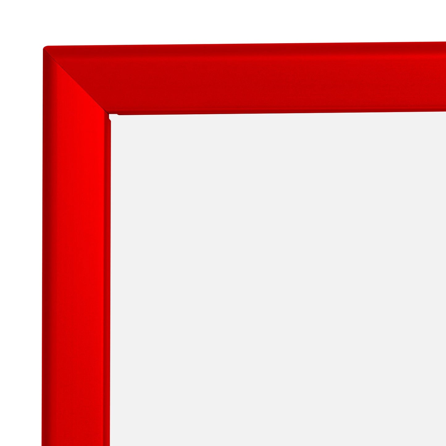 SnapeZo® Marco a presión rojo de 60,96 x 91,44 cm - Perfil de 32 mm