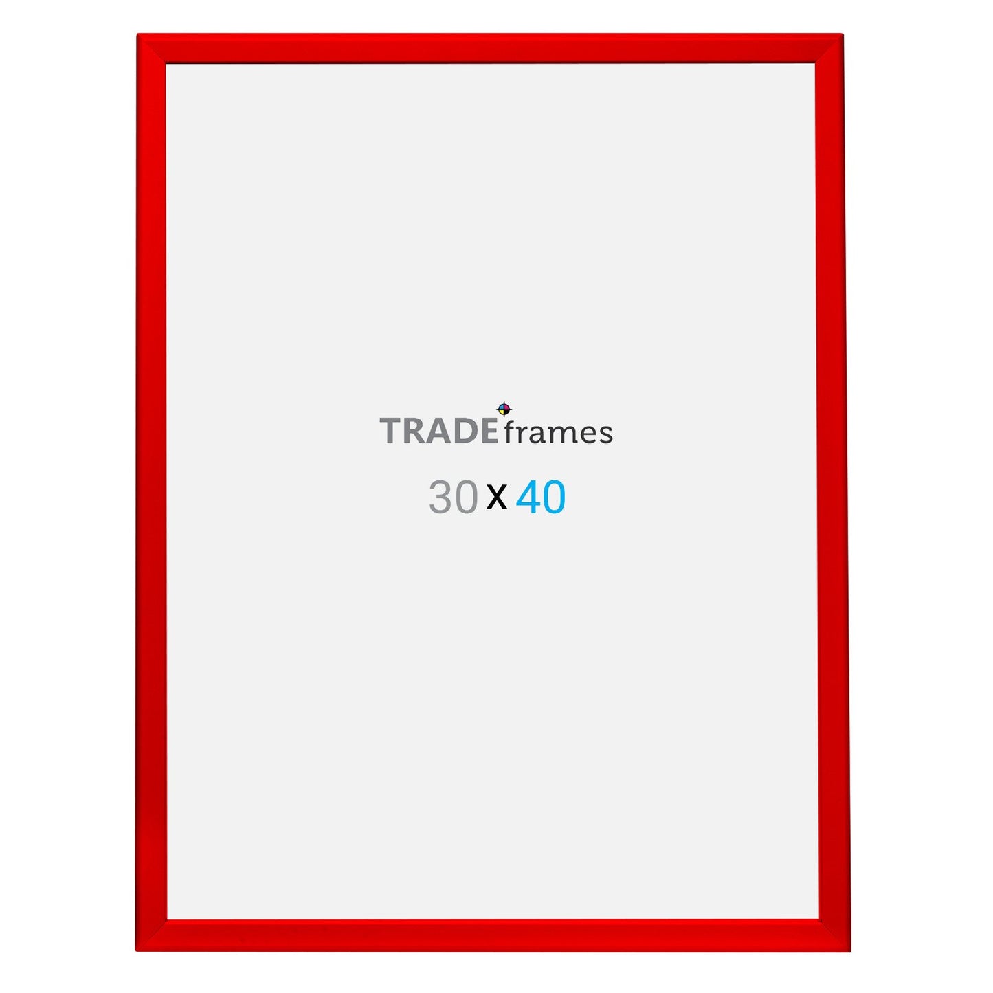 76.20 x 101.60 cm Red Snap Frame - 32MM Profile