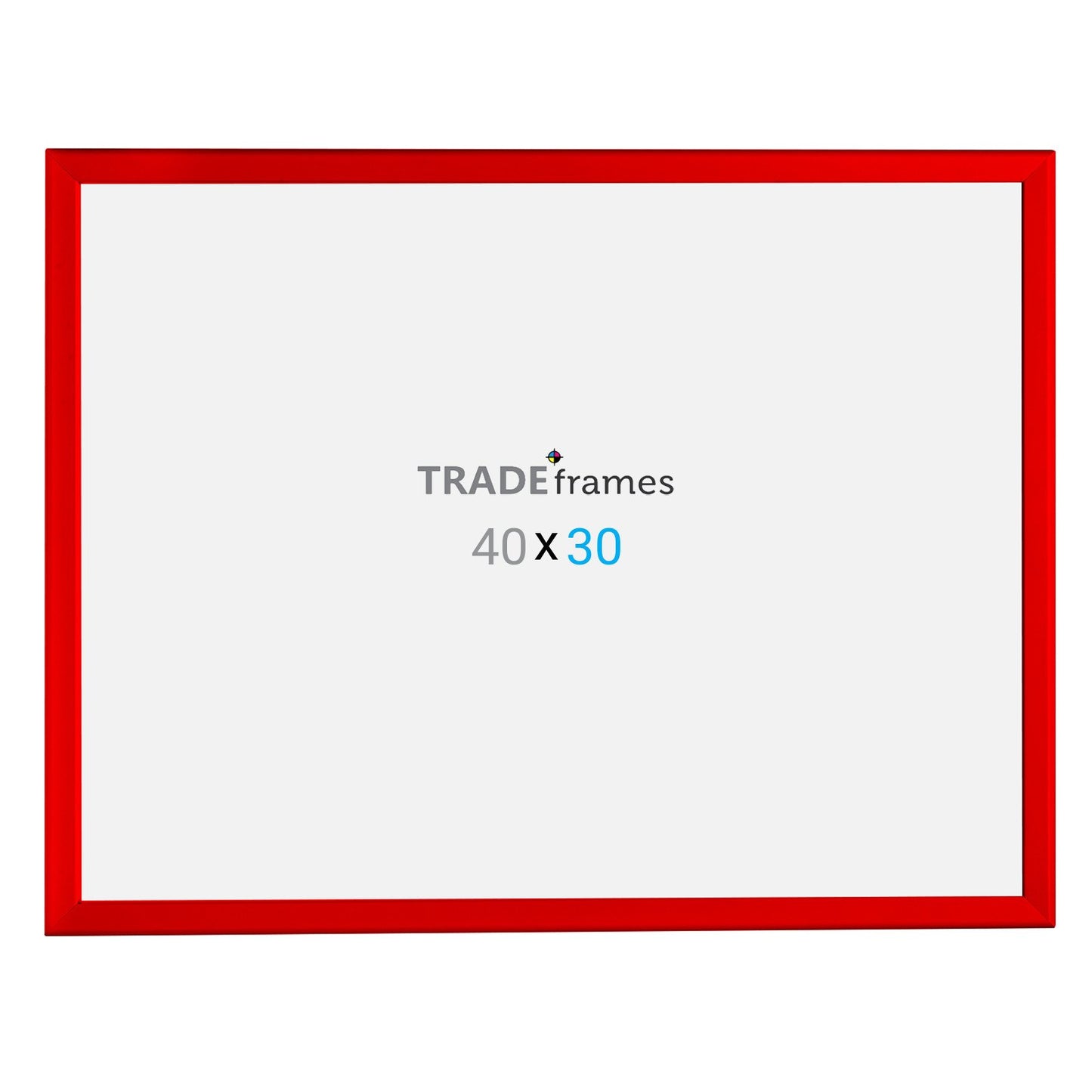 76.20 x 101.60 cm Red Snap Frame - 32MM Profile