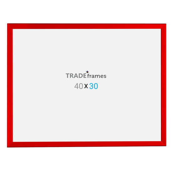 76.20 x 101.60 cm Red Snap Frame - 32MM Profile