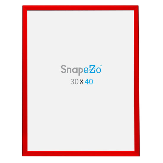 SnapeZo® 76.20 x 101.60 cm Red Snap Frame - 32MM Profile