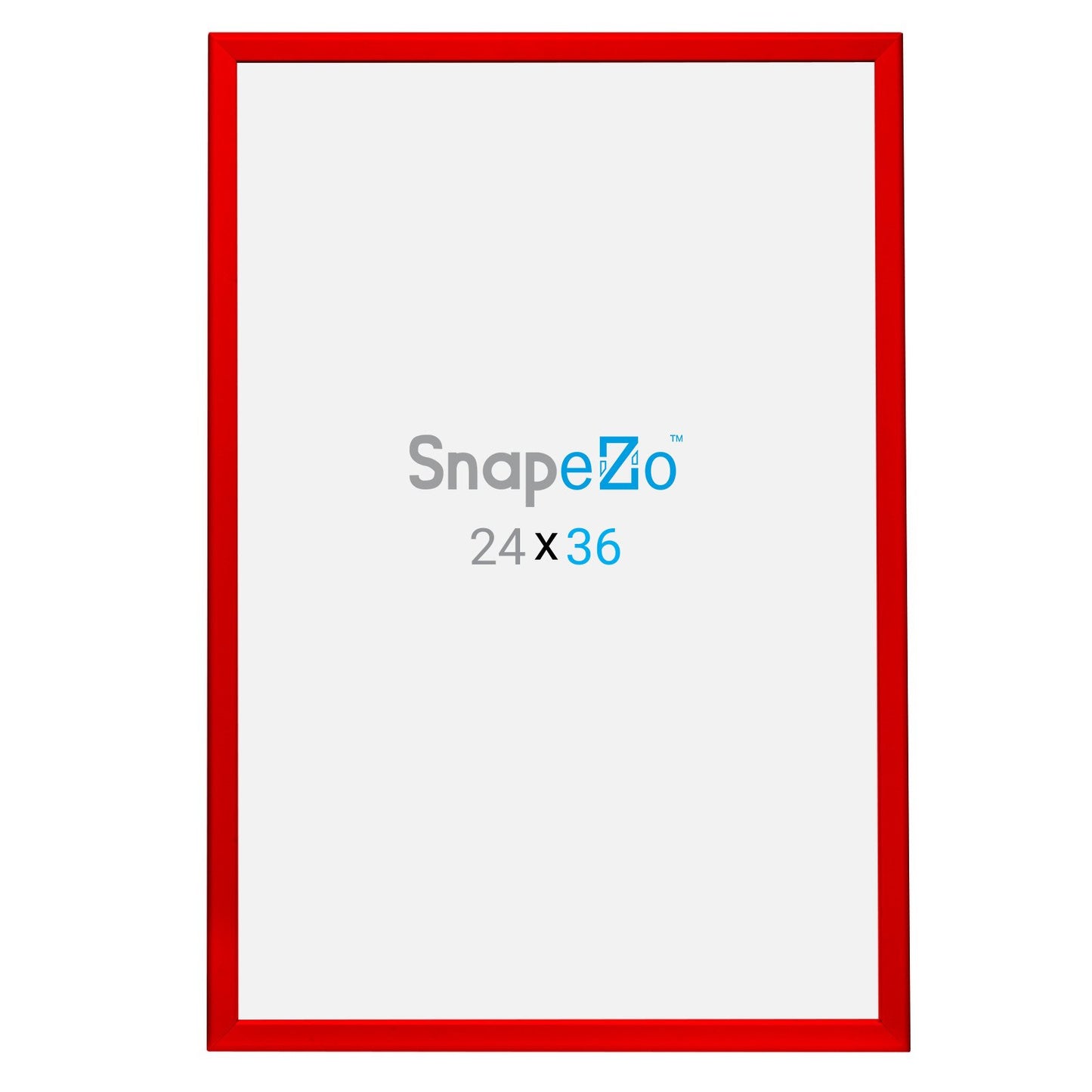 SnapeZo® Marco a presión rojo de 60,96 x 91,44 cm - Perfil de 32 mm