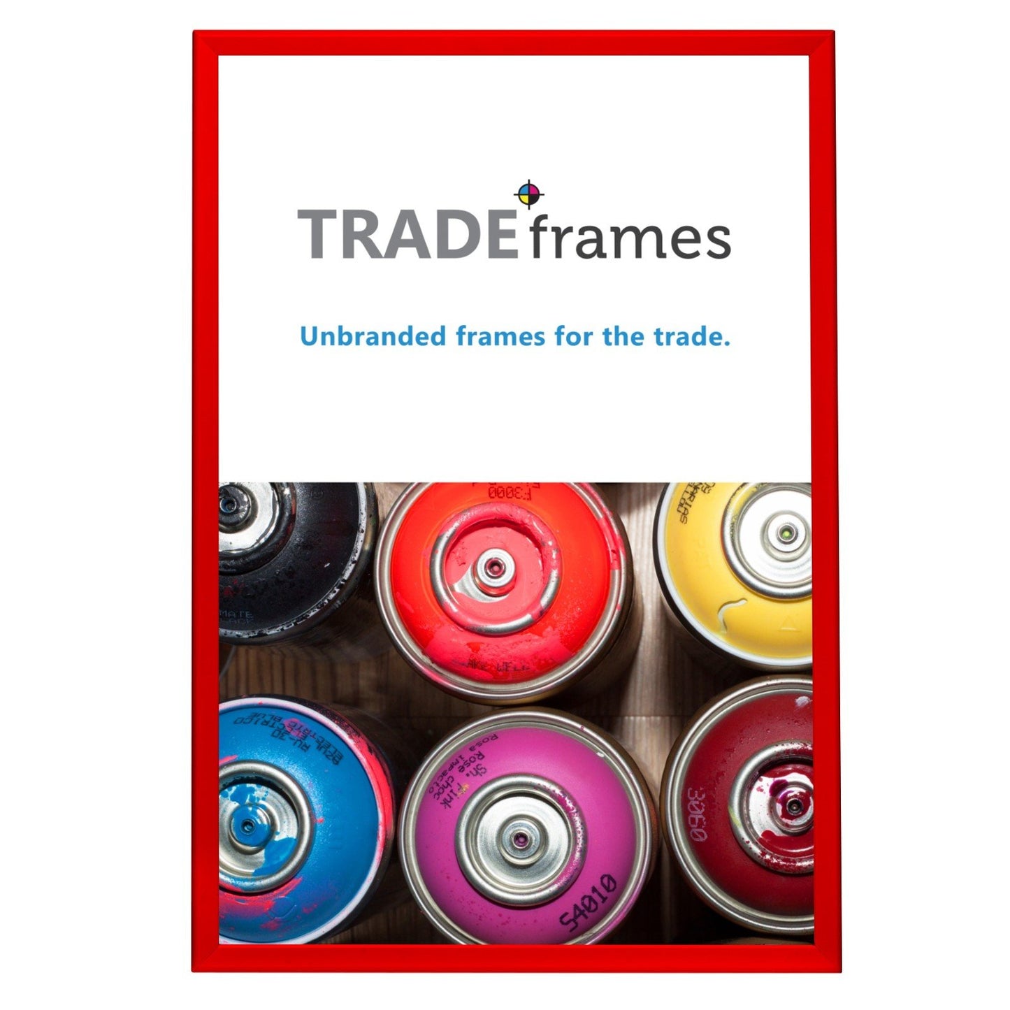 60.96 x 91.44 cm Red Snap Frame - 32MM Profile