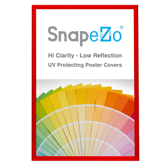 SnapeZo® 68.58 x 101.60 cm Red Snap Frame - 32MM Profile