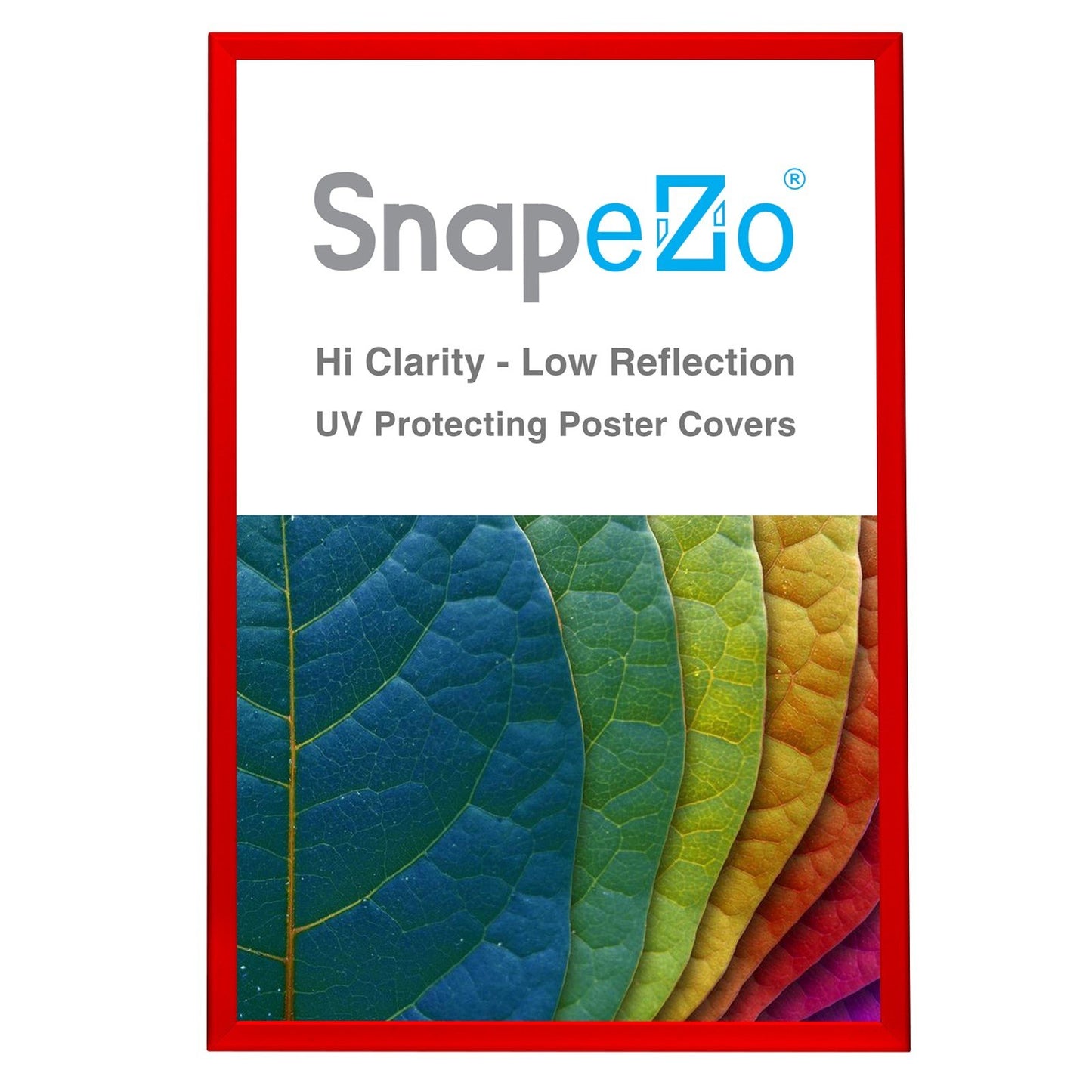 SnapeZo® 60.96 x 91.44 cm Red Snap Frame - 32MM Profile