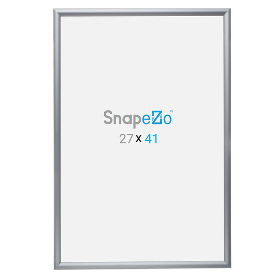 68.58 x 104.14 cm Silberner Filmplakatrahmen 30 mm SnapeZo®