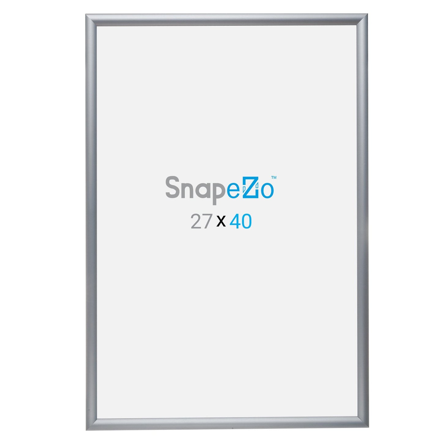 SnapeZo® 68.58 x 101.60 cm Silver Snap Frame - 30MM Profile