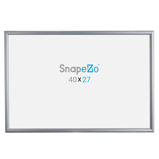 SnapeZo® Marco a presión plateado de 68,58 x 101,60 cm - Perfil de 30 mm