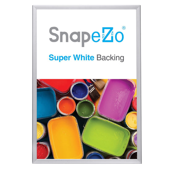 SnapeZo® 68.58 x 101.60 cm Silver Snap Frame - 32MM Profile