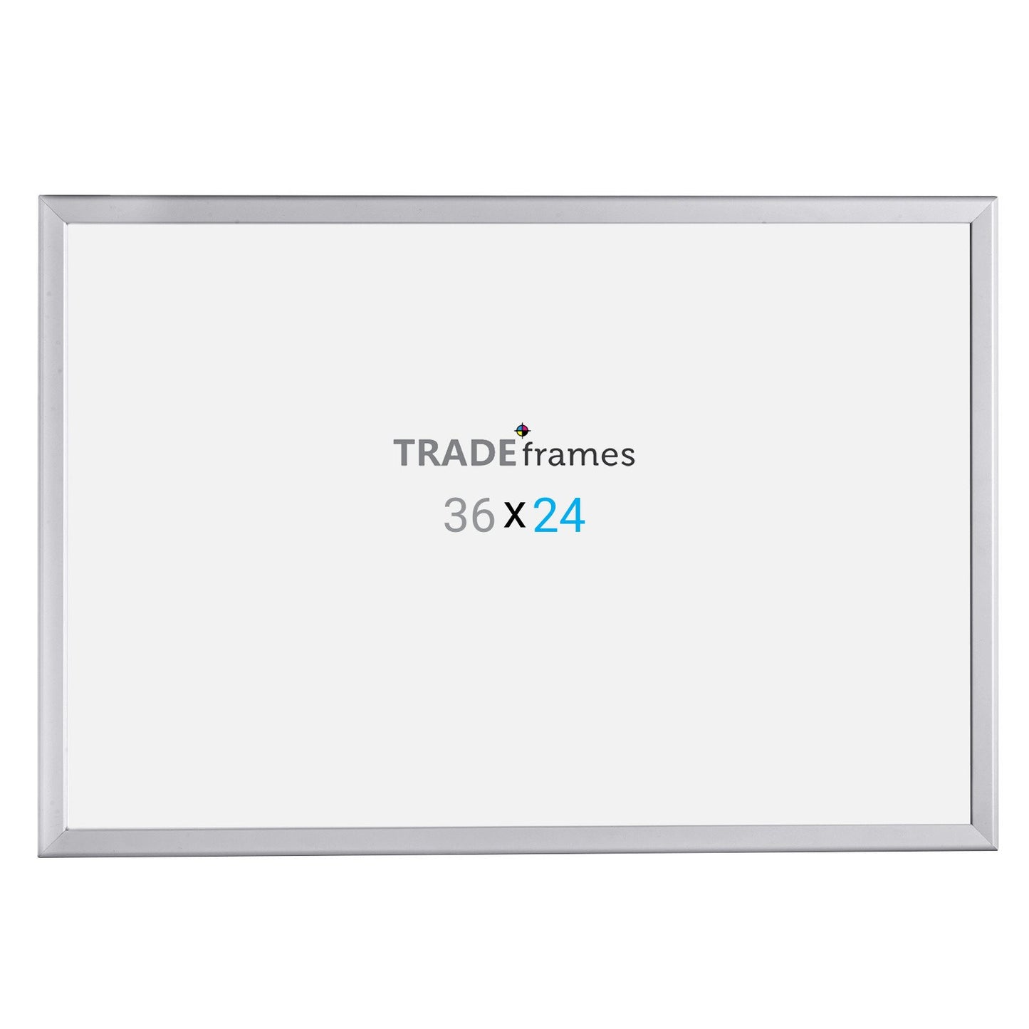 60.96 x 91.44 cm Silver Snap Frame - 32MM Profile