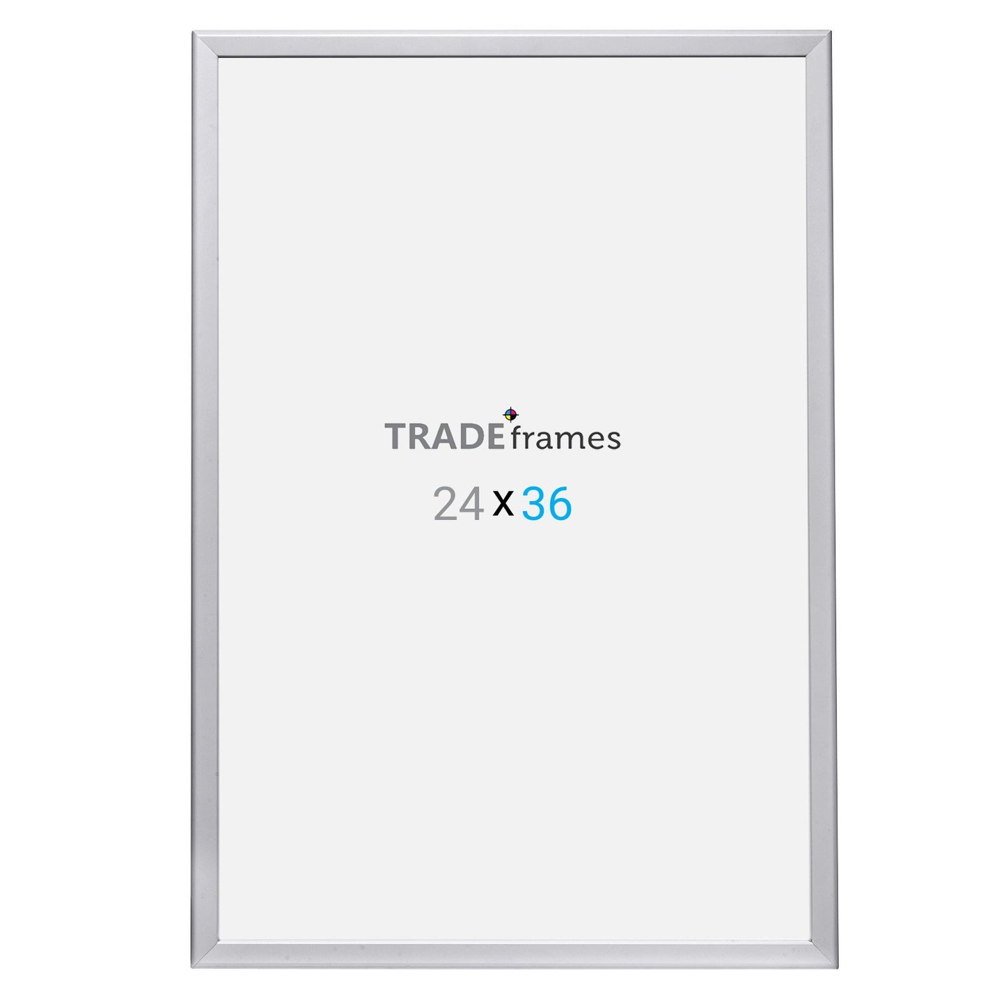 60.96 x 91.44 cm Silver Snap Frame - 32MM Profile