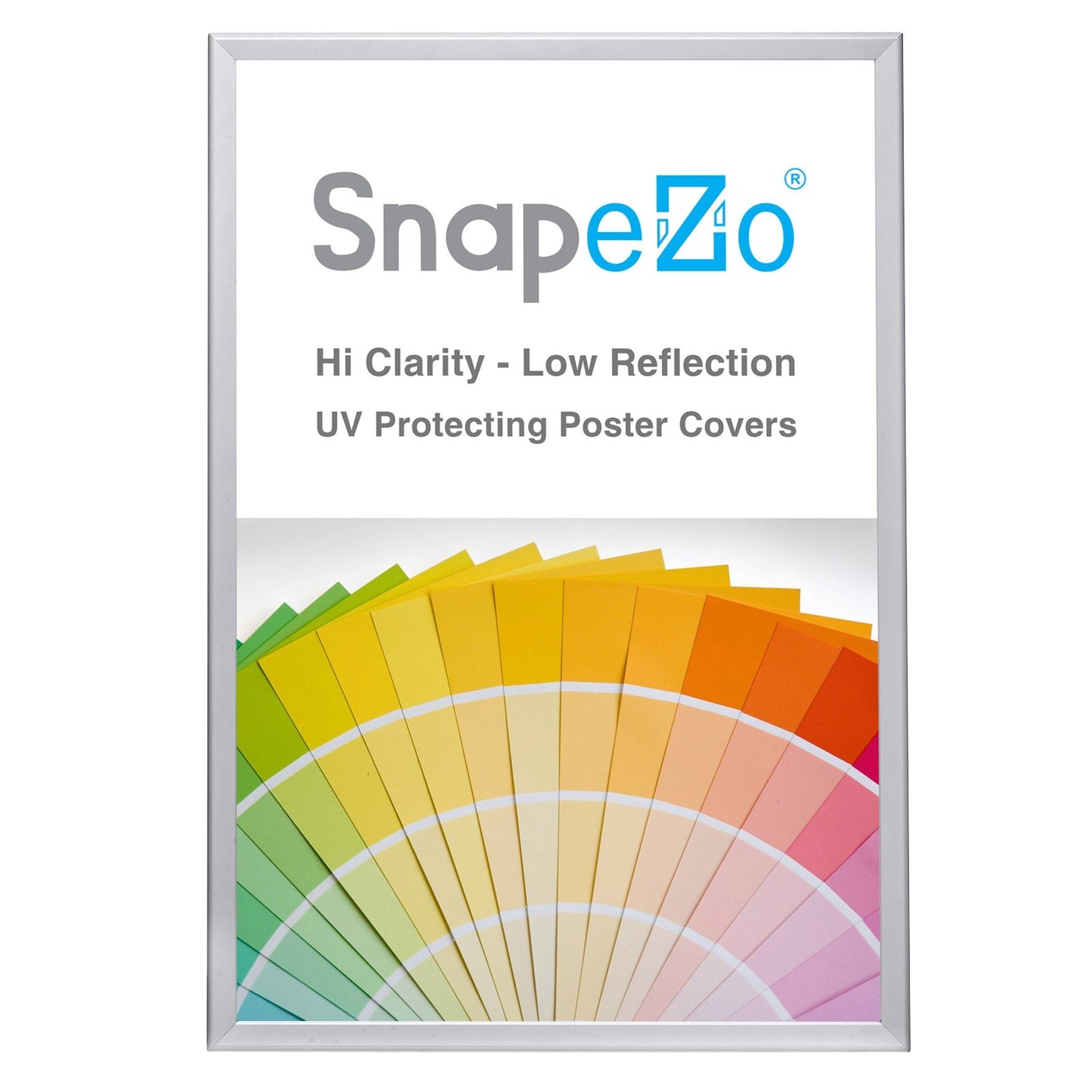 SnapeZo® 60.96 x 91.44 cm Silver Snap Frame - 32MM Profile