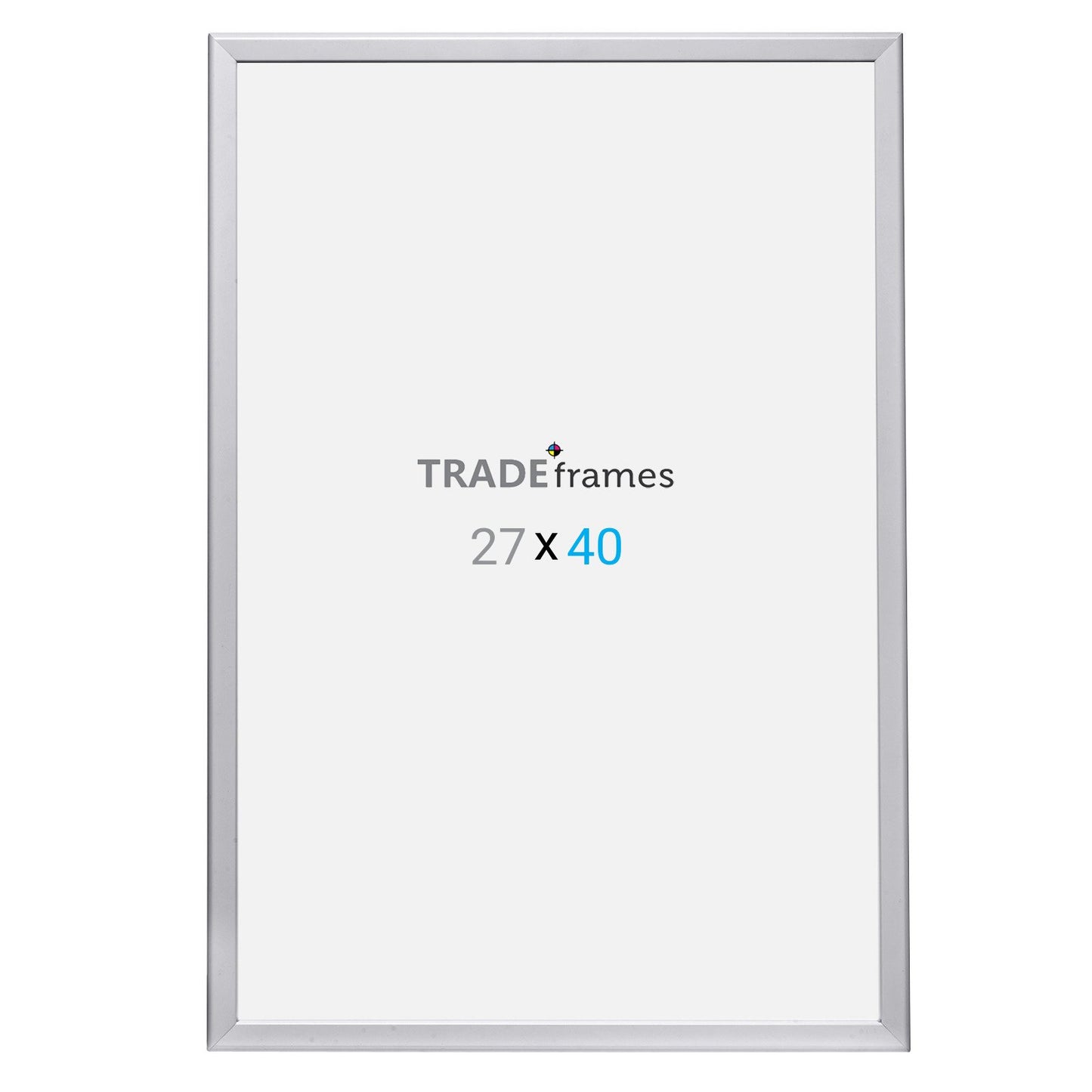 68.58 x 101.60 cm Silver Snap Frame - 32MM Profile