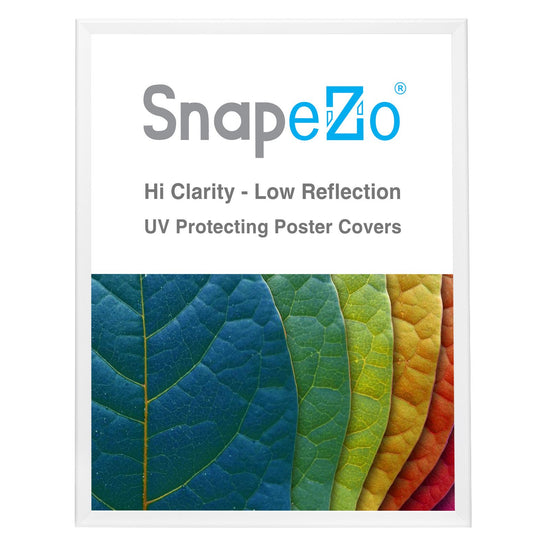 SnapeZo® 76.20 x 101.60 cm White Snap Frame - 32MM Profile