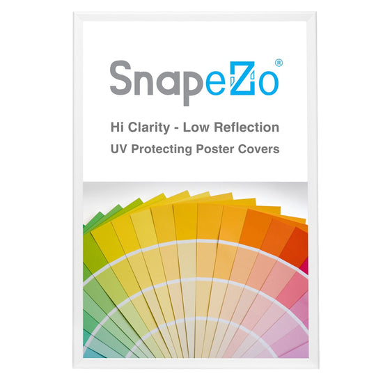 SnapeZo® 68.58 x 104.14 cm White Snap Frame - 32MM Profile