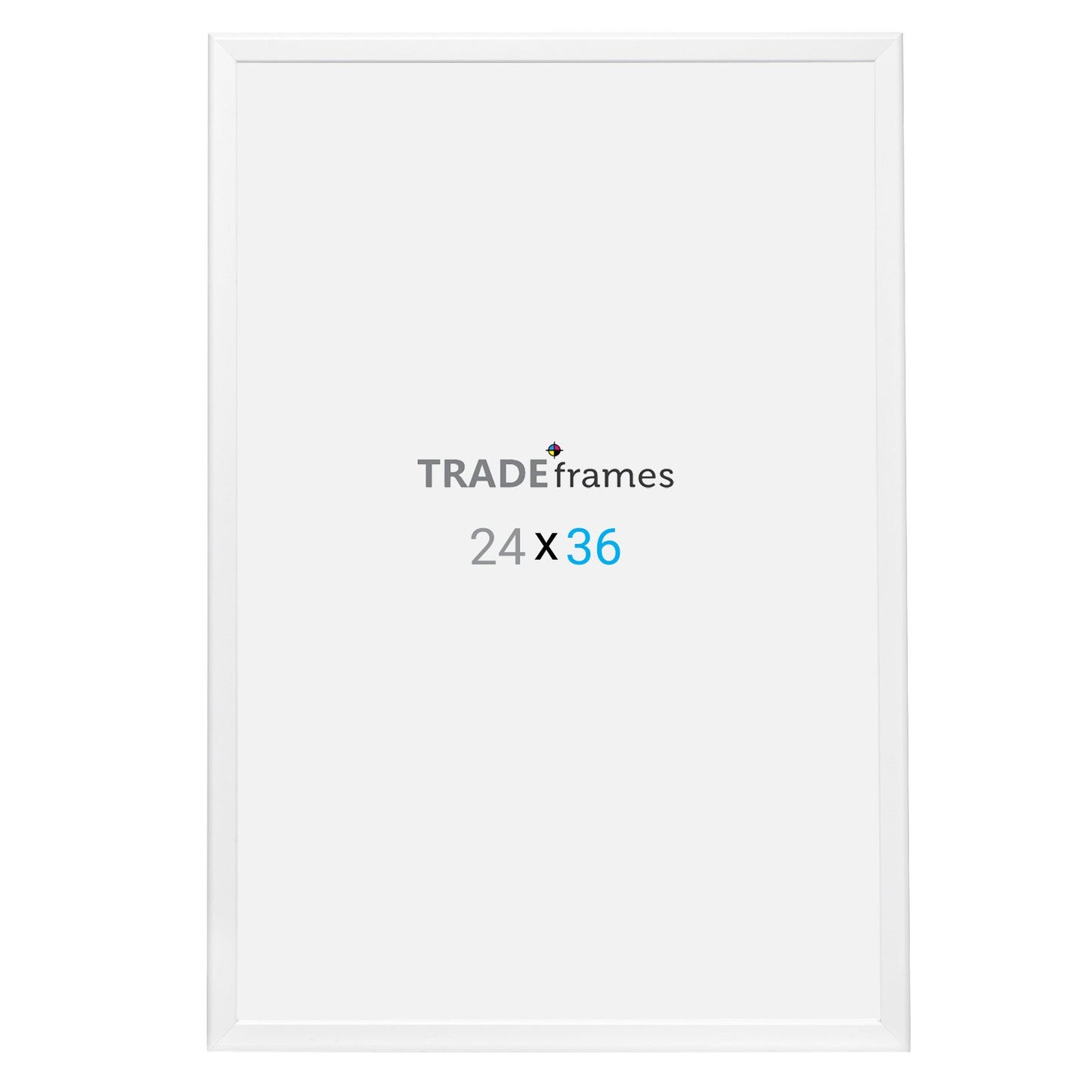 60.96 x 91.44 cm White Snap Frame - 32MM Profile