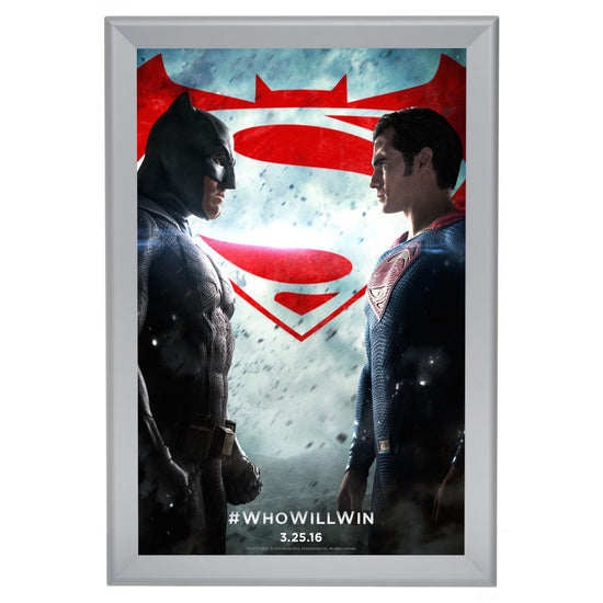 30x40 Silver Self-Assembly Movie Poster Frame 1.7 Inch SnapeZo®