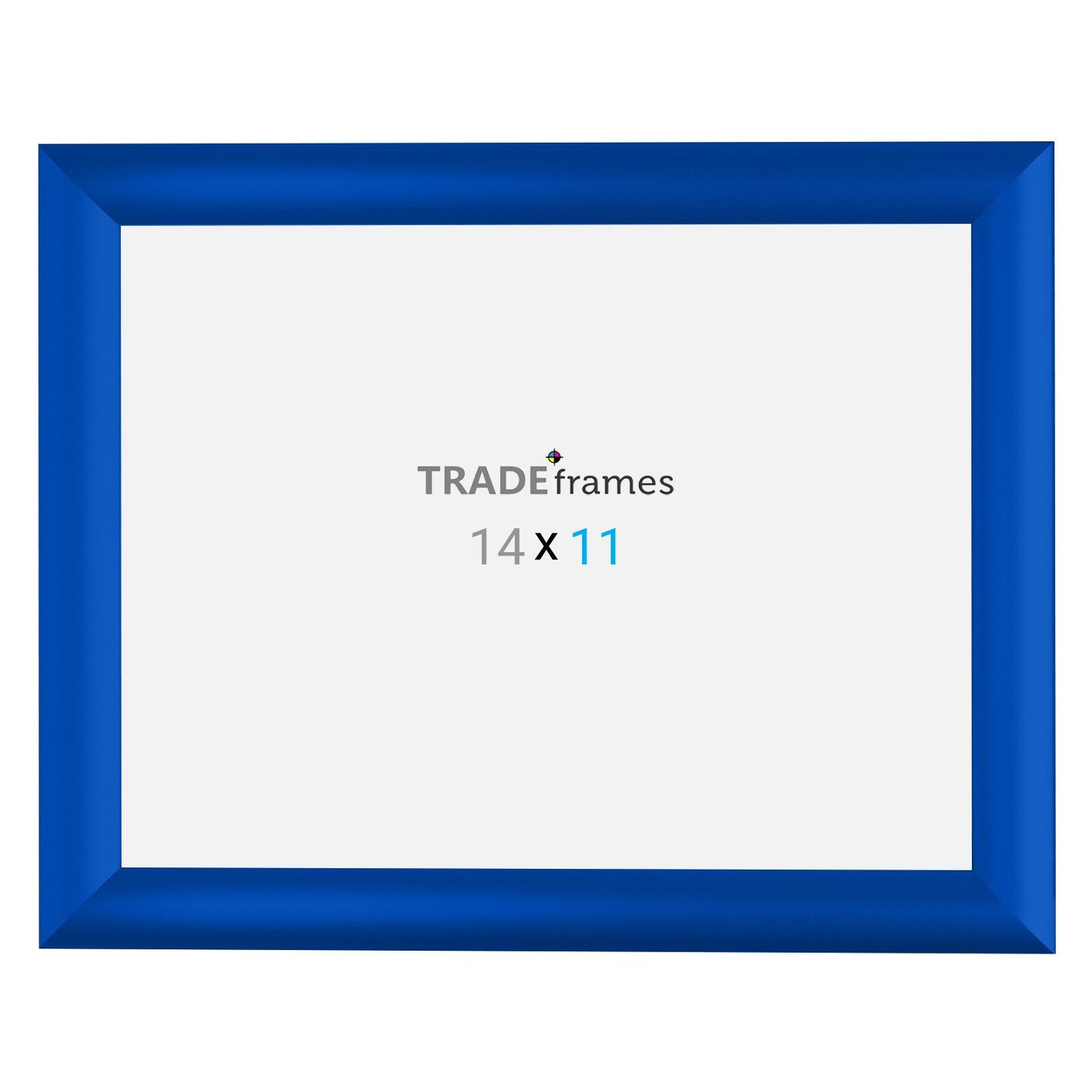 27.94 x 35.56 cm Blue Snap Frame - 25MM Profile