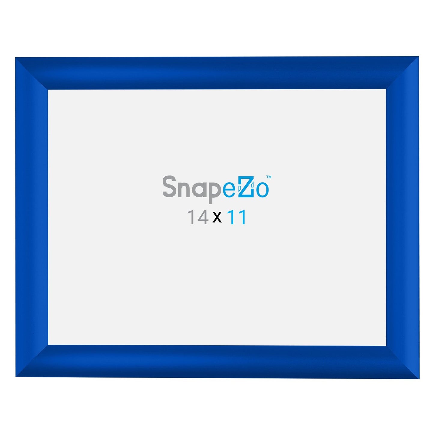 SnapeZo® 27,94 x 35,56 cm Marco a presión azul - Perfil de 25 mm