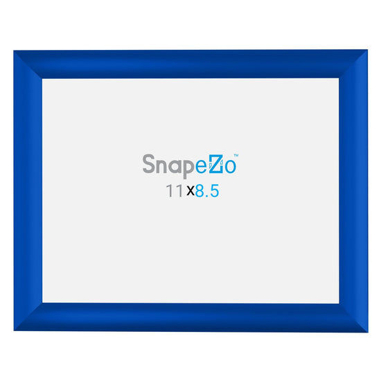 SnapeZo® 21,59 x 27,94 cm Marco a presión azul - Perfil de 25 mm