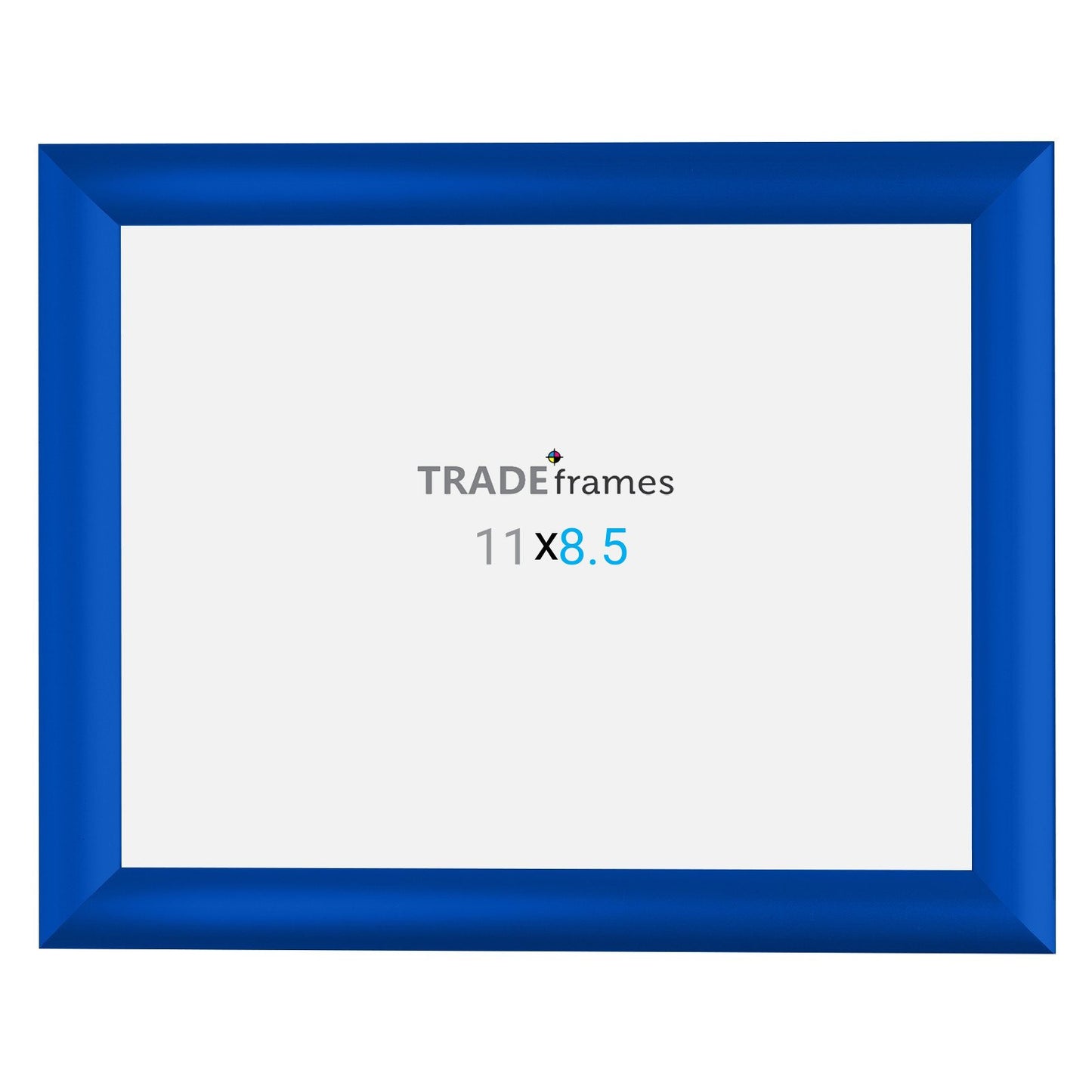 21.59 x 27.94 cm Blue Snap Frame - 25MM Profile