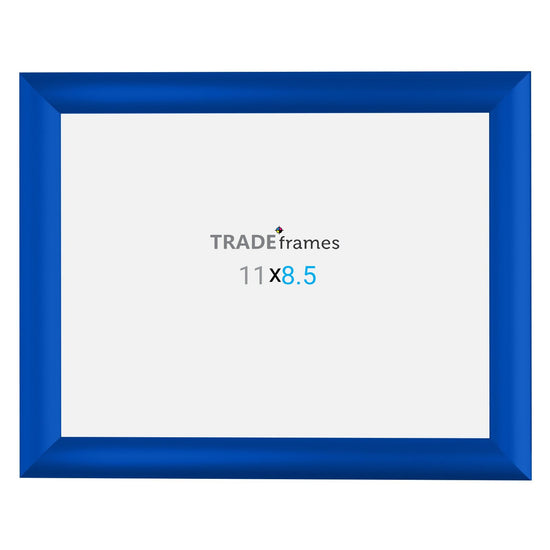 21.59 x 27.94 cm Blue Snap Frame - 25MM Profile