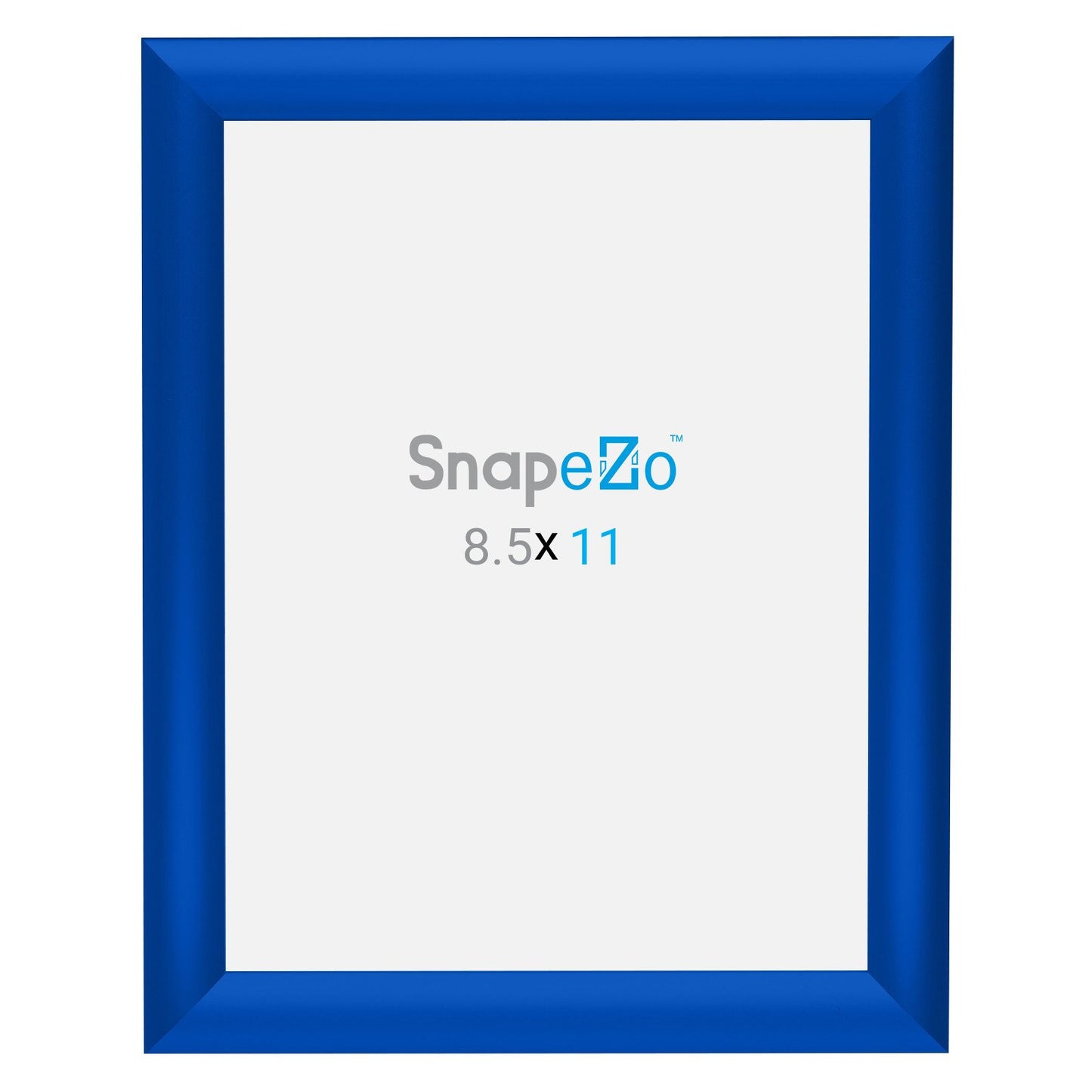 SnapeZo® 21,59 x 27,94 cm Marco a presión azul - Perfil de 25 mm