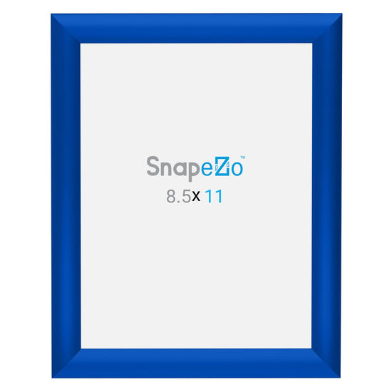 SnapeZo® 21,59 x 27,94 cm Marco a presión azul - Perfil de 25 mm