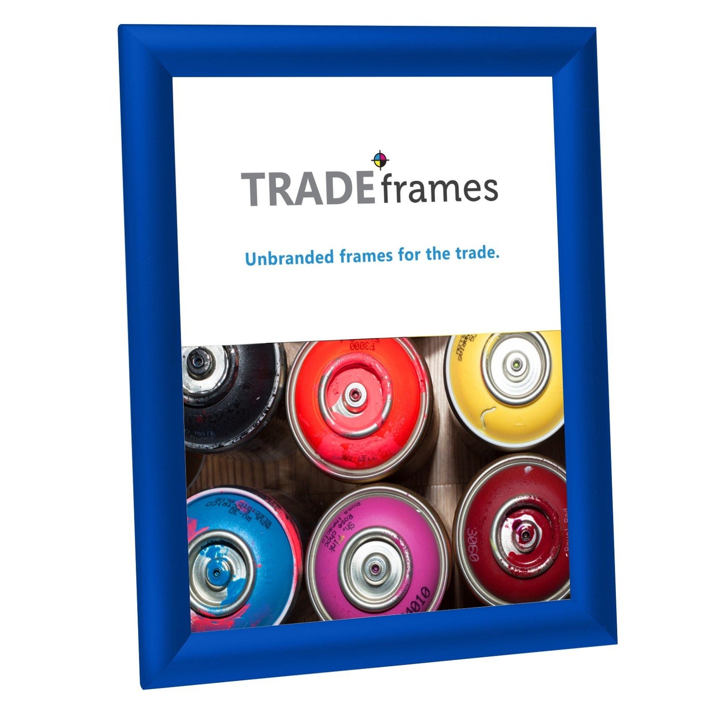 21.59 x 27.94 cm Blue Snap Frame - 25MM Profile