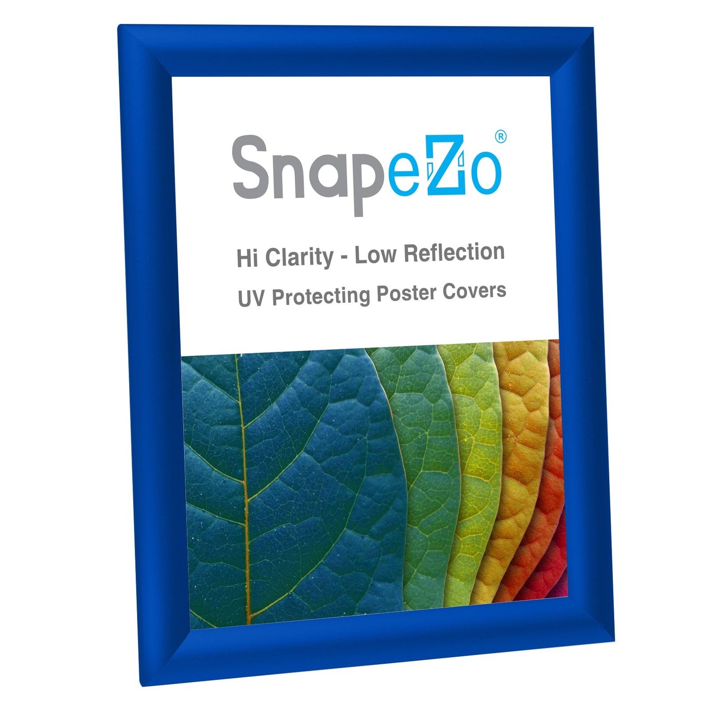 SnapeZo® 20.32 x 25.40 cm Blue Snap Frame - 25MM Profile