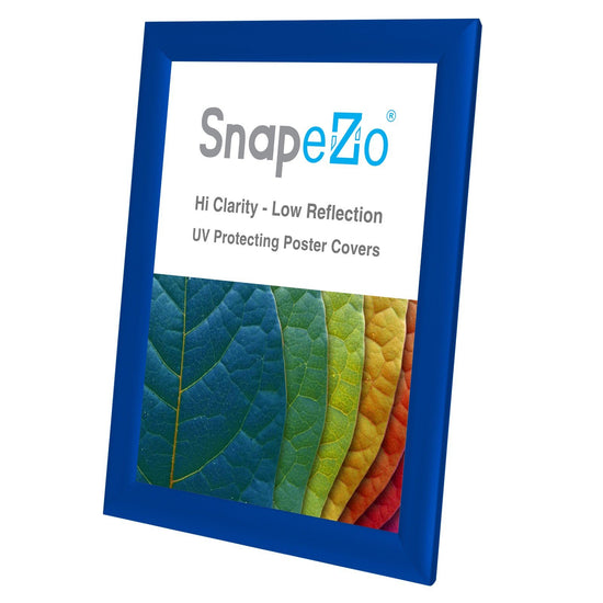 SnapeZo® 21.59 x 27.94 cm Blue Snap Frame - 25MM Profile