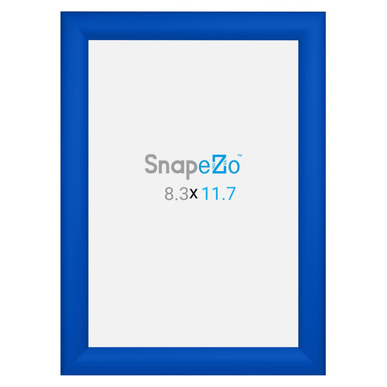 SnapeZo® A4 (29.7 x 21 cm) Blue Snap Frame - 30MM Profile