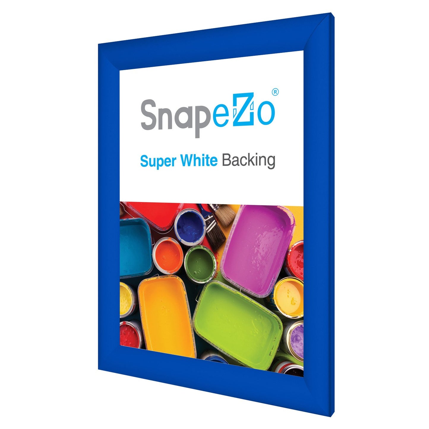 SnapeZo® A4 (29.7 x 21 cm) Blue Snap Frame - 30MM Profile