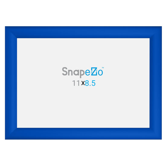 SnapeZo® 21.59 x 27.94 cm Blue Snap Frame - 30MM Profile