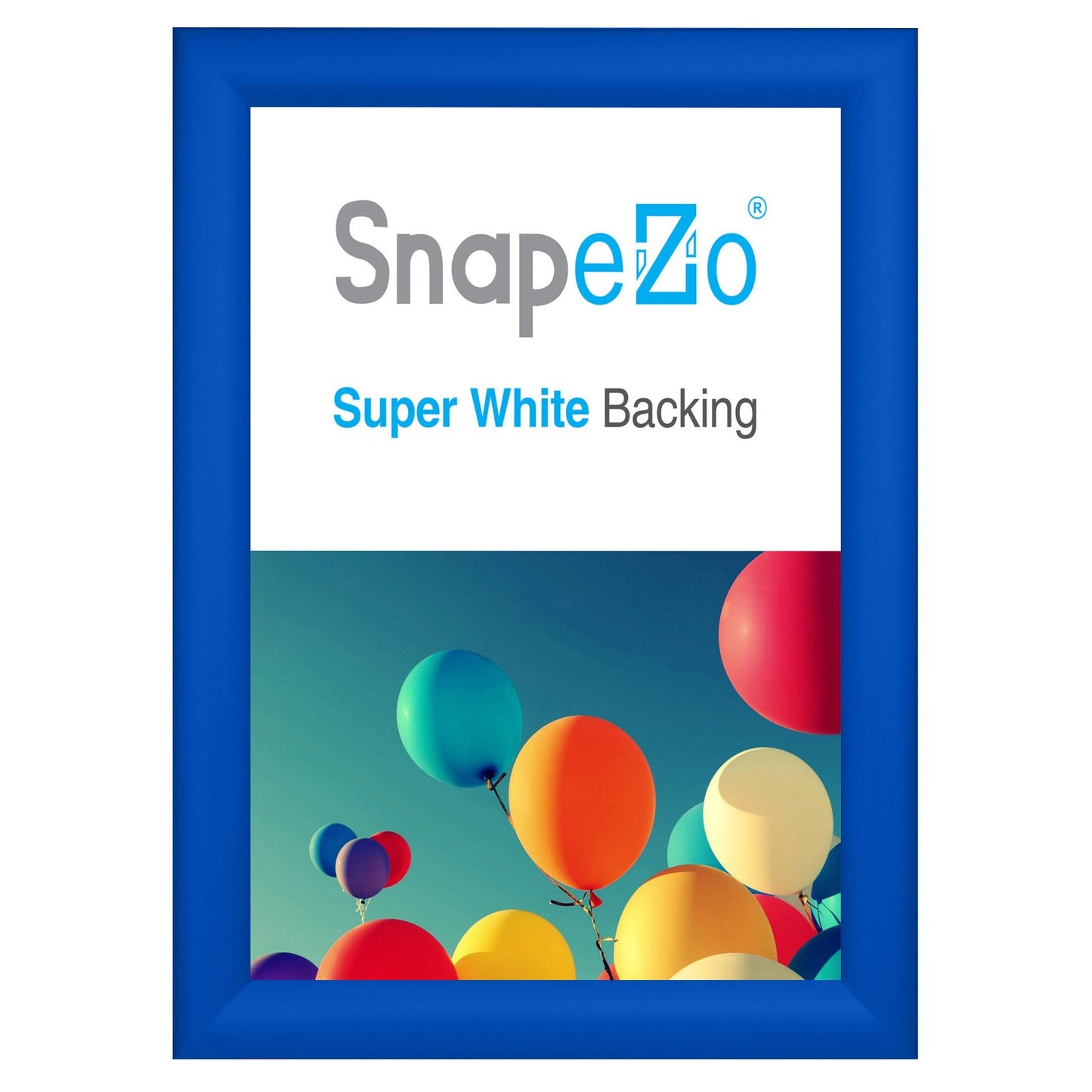 SnapeZo® 27.94 x 35.56 cm Blue Snap Frame - 30MM Profile