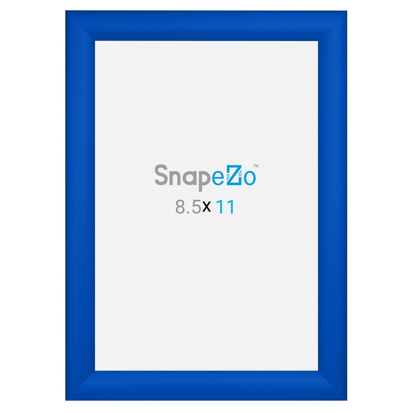 SnapeZo® 21,59 x 27,94 cm Marco a presión azul - Perfil de 30 mm