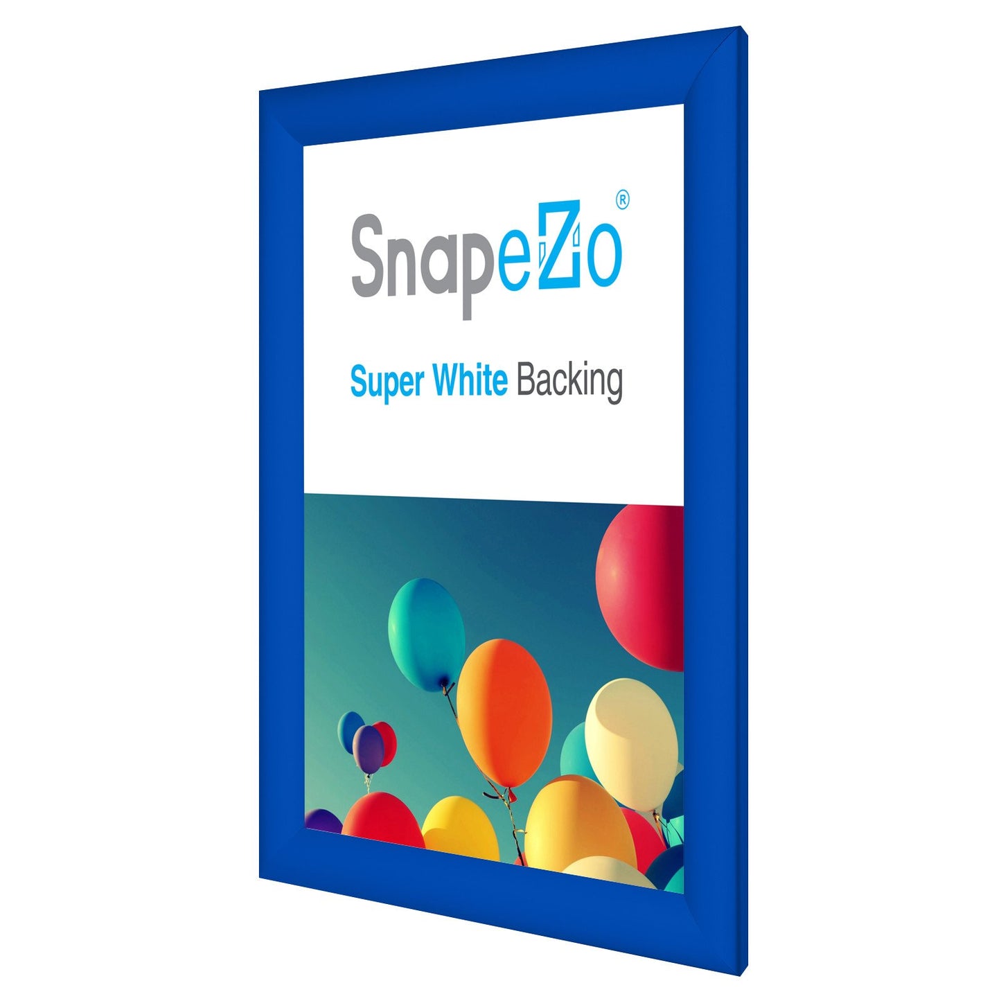 SnapeZo® 21.59 x 27.94 cm Blue Snap Frame - 30MM Profile