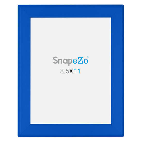 SnapeZo® 21.59 x 27.94 cm Blue Snap Frame - 32MM Profile