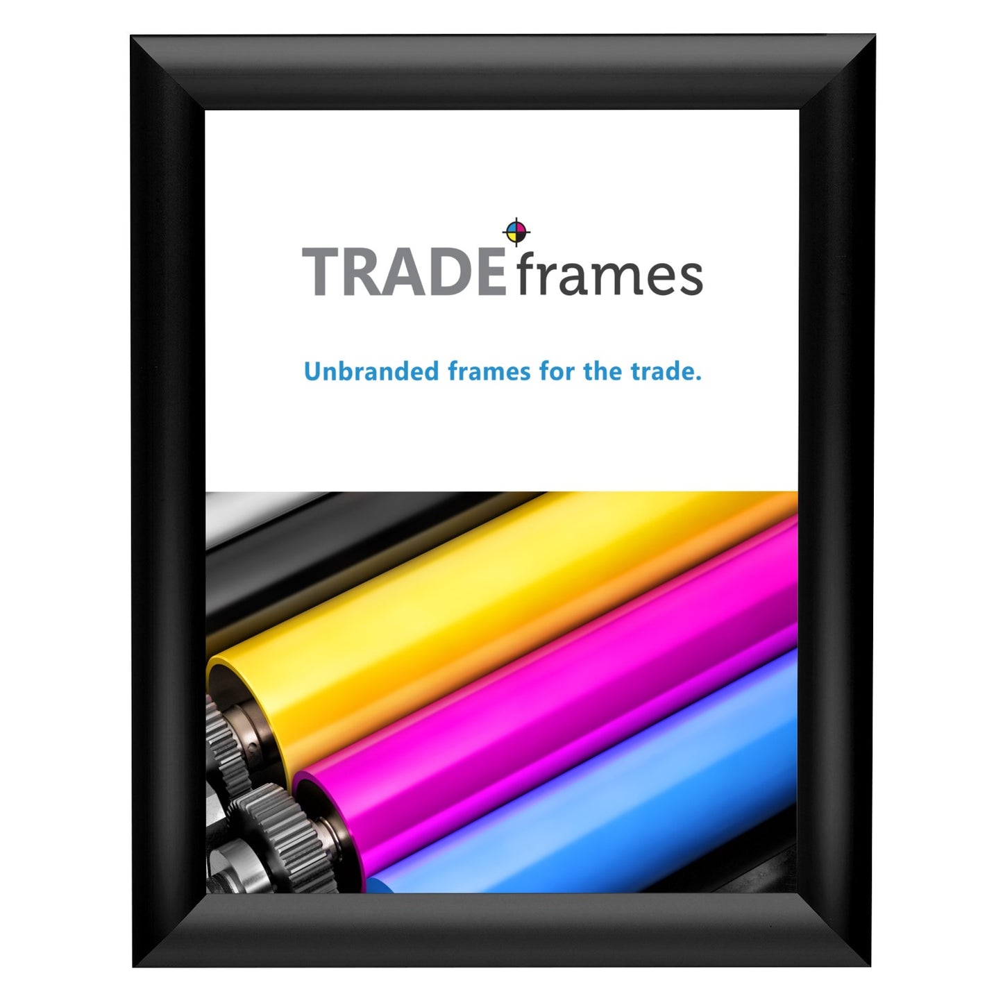 70x90 cm Black Snap Frame - 25MM Width Profile