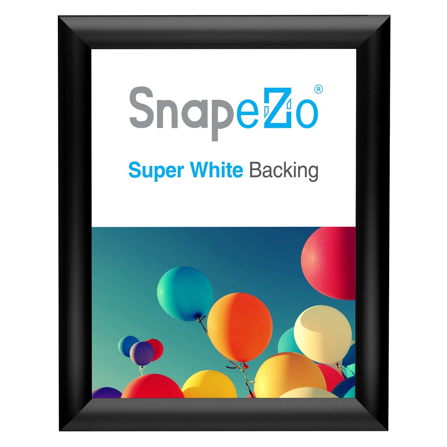 SnapeZo® 40x60 cm Black Snap Frame - 25MM Width Profile