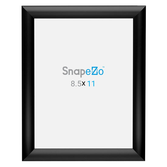 SnapeZo® 21,59 x 27,94 cm Marco a presión negro - Perfil de 25 mm