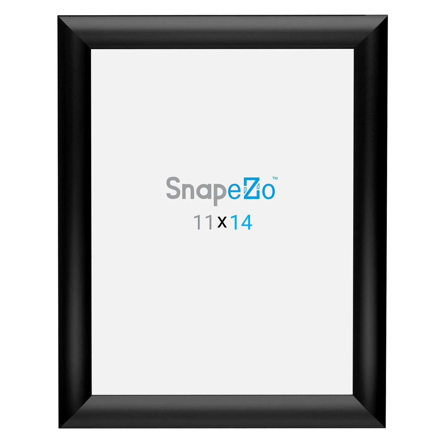 SnapeZo® 27,94 x 35,56 cm Marco a presión negro - Perfil de 25 mm