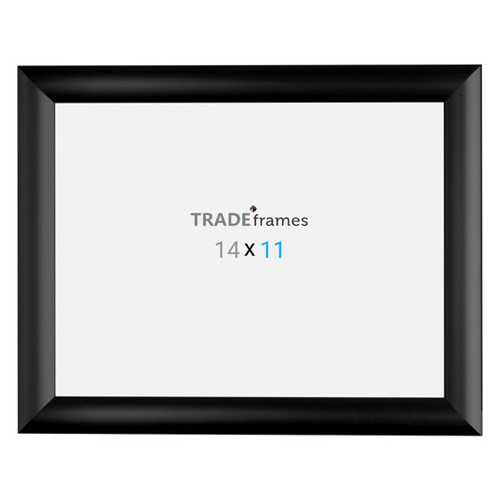 27.94 x 35.56 cm Black Snap Frame - 25MM Profile