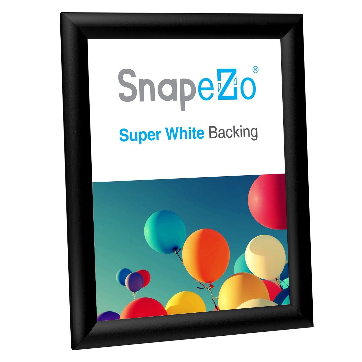 SnapeZo® 27.94 x 35.56 cm Black Snap Frame - 25MM Profile