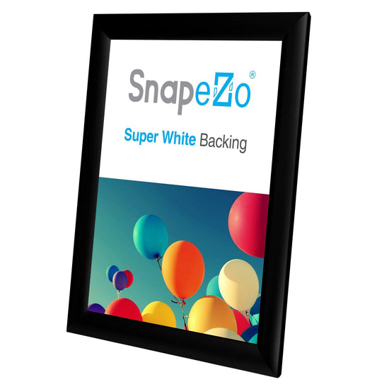 SnapeZo® 21.59 x 27.94 cm Black Snap Frame - 25MM Profile